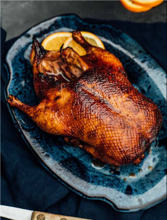 Brown Sugar and Soy Glazed Roast Duck
